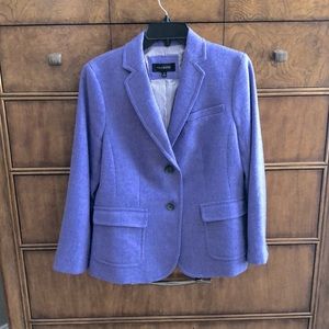 Talbots purple womens blazer size 10